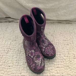 Bogs purple rainboots